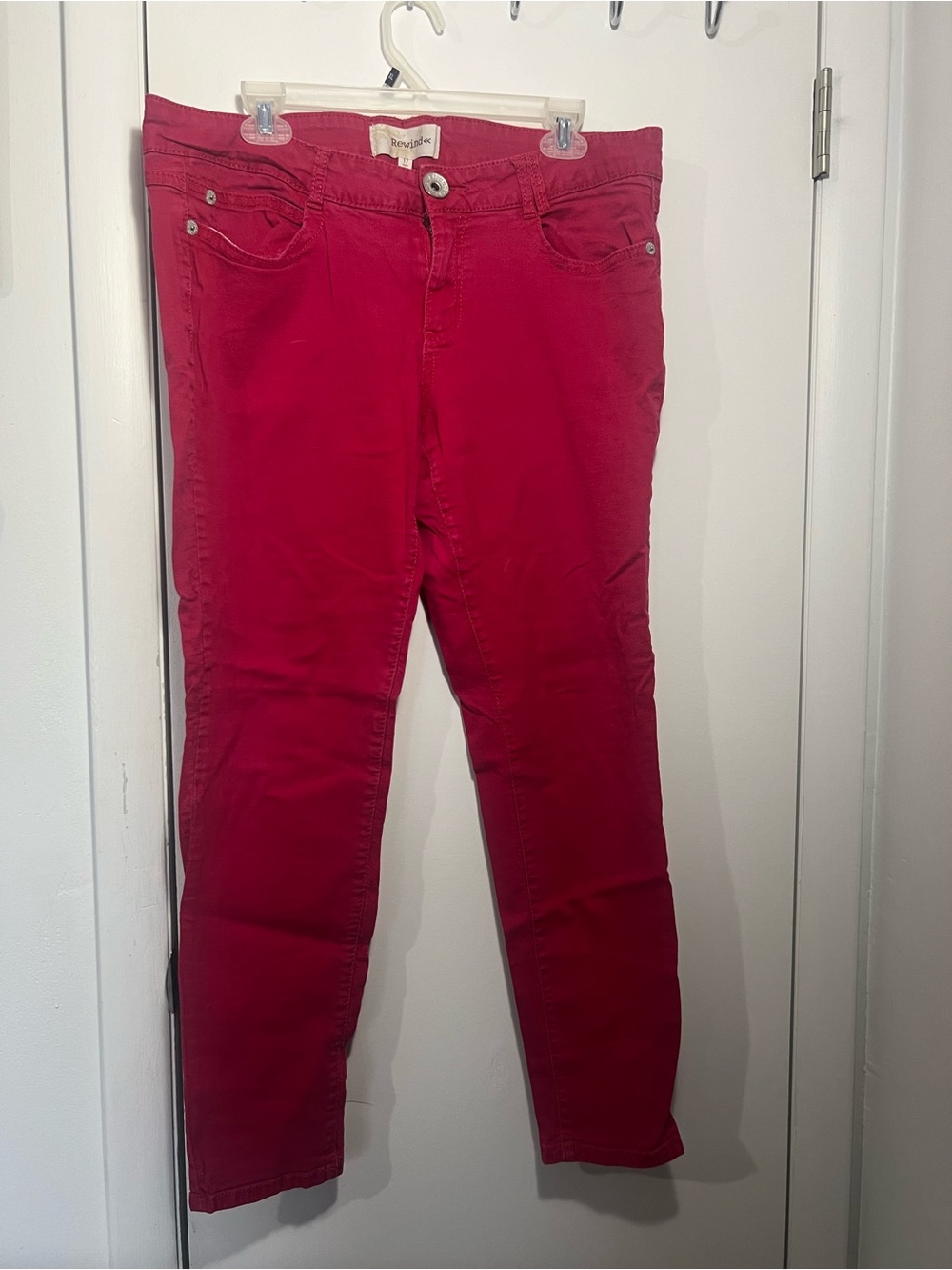 Rewind brand red jeans